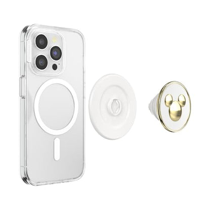 PopSockets Phone Grip for MagSafe, Magnetic Holder- Gold Icon - color: Enamel Mickey, style: MagSafe