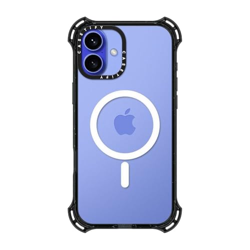 CASETiFY for iPhone 16 Plus Case - Bounce Compatible with MagSafe | Shockproof | 21.3 ft. 6X Military Grade Drop Protection | Black - color: Clear Black, size: Iphone 16 Plus (6.7")