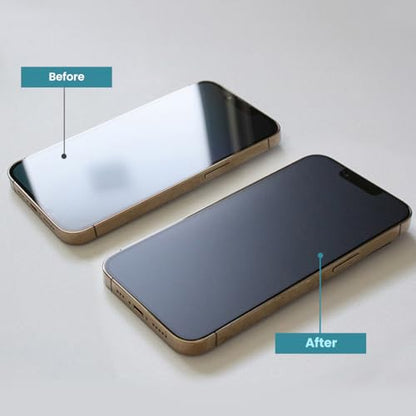 2-Pack Anti Glare Matte Privacy Screen Protector Compatible with iPhone 17 Pro Max [Anti Spy PET Flexible Film][Anti Fingerprint][Highly Responsive Touch][Bubble-Free Easy Installation with Alignment Jig] - size: iPhone 17 Pro Max