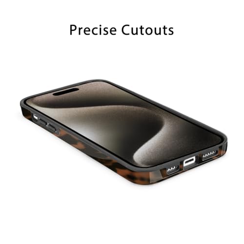 for iPhone 15 Pro Case Tortoise Shell Cute Design | [Military Grade Protection], 8FT Drop Resistant Shockproof Heavy Duty Phone Case Cover Women Men for iPhone 15 Pro 6.1” - size: iPhone 15 Pro