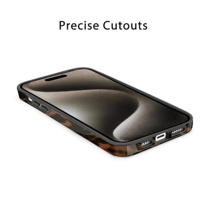 for iPhone 15 Pro Case Tortoise Shell Cute Design | [Military Grade Protection], 8FT Drop Resistant Shockproof Heavy Duty Phone Case Cover Women Men for iPhone 15 Pro 6.1” - size: iPhone 15 Pro