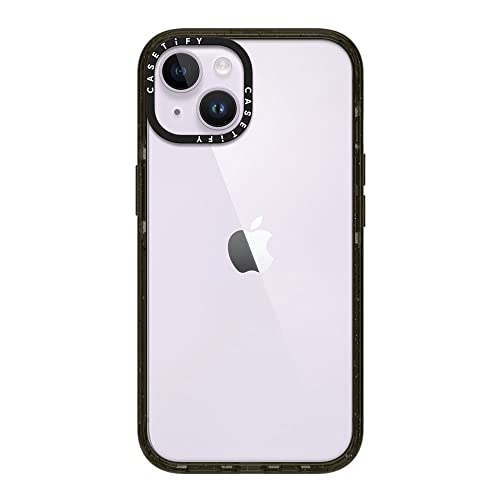 CASETiFY for iPhone 14 Case - Impact Clear Black | Slim Fit | 8.2 ft. 4x Military Grade Drop Protection | Black - color: Clear Black, size: Iphone 14 (6.1")