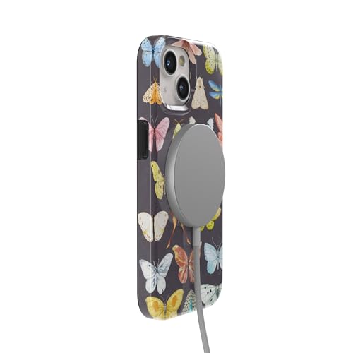 Casely iPhone 15 Plus Case | Midnight Monarch | Jenna Palek x Casely | Compatible with MagSafe | Classic Ultra Slim Design - color: Midnight Monarch | Jenna Palek x Casely
