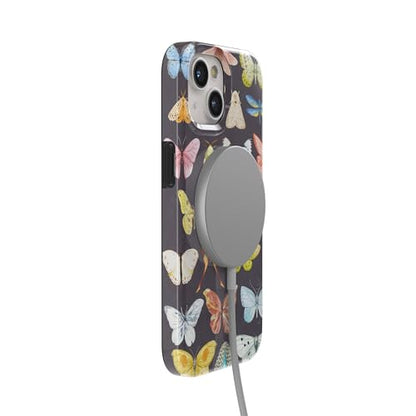 Casely iPhone 15 Plus Case | Midnight Monarch | Jenna Palek x Casely | Compatible with MagSafe | Classic Ultra Slim Design - color: Midnight Monarch | Jenna Palek x Casely