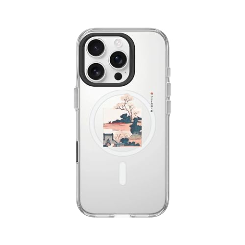 RhinoShield Clear MagSafe Compatible Case for iPhone 16 Pro | Godzilla Strong Magnetic, Anti-Yellowing, Transparent, High Clarity, Shockproof, Military Grade Drop Protection - color: Arcadia, size: iPhone 16 Pro - Camera Control Button