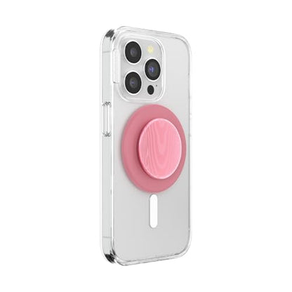 PopSockets Phone Grip for MagSafe, Magnetic Holder- Alum Moire Putty - color: Alum Moire Putty, style: MagSafe