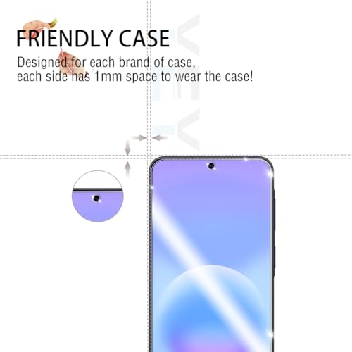 Galaxy A57 / A37 HD Clear Tempered Glass Screen Protector + Camera Lens Protectors, [2+2 Pack] [3D Glass] [Anti-Glare] [Bubble-Free] Screen Protector Glass For Samsung Galaxy A57 / A37 - size: Galaxy A57/A37