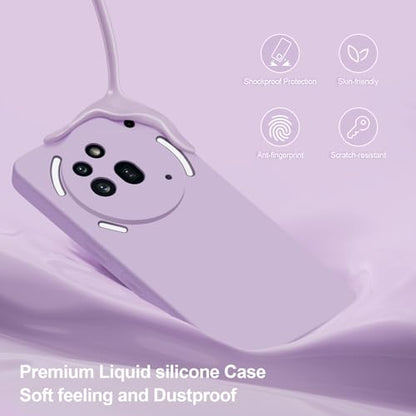 Silicone Case for Nothing Phone 3A Pro, Purple - color: Purple, size: Nothing Phone 3A Pro