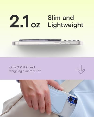 MOFT Magnetic Wallet Stand Compatible with iPhone 18/17/16/15/14/13 Series, Angle Adjustment Magsafe Compatible MOVAS Phone Stand - color: Peony, size: Standard