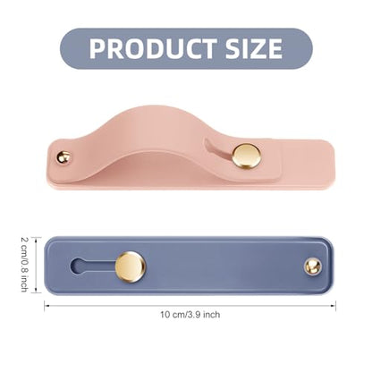 Weewooday 12 Pcs Phone Finger Strap, Retro Colors - color: Retro Colors