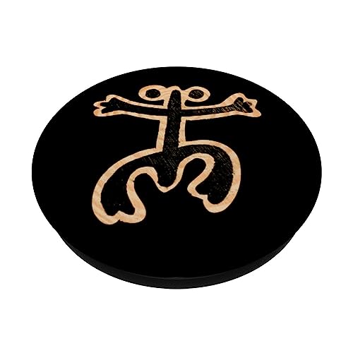 Puerto Rico Coqui Frog Taino Art Boricua Symbol PopSockets Adhesive PopGrip - style: Adhesive PopGrip