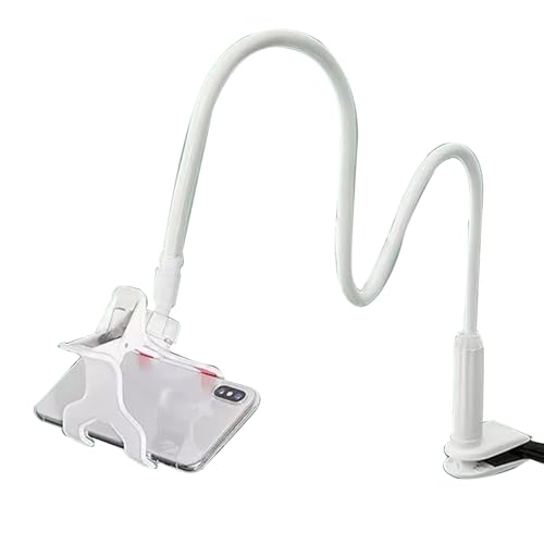 Bedside Phone Holder Clip Multifunctional Adjustable - color: White