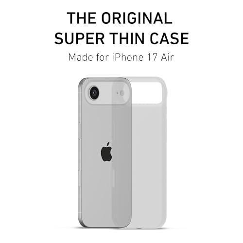 PEEL Super Thin Case for iPhone 17 Air (Clear) - color: Clear, size: Super Thin
