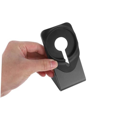 Wireless Charging Dock Stand Black Aluminum Alloy for Desk