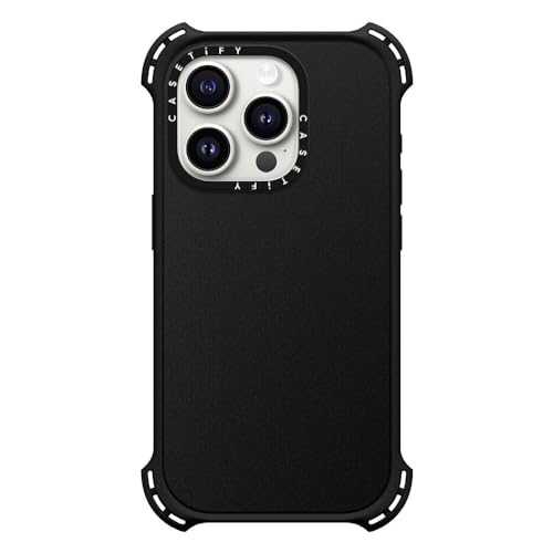 CASETiFY for iPhone 15 Pro Case - Bounce Compatible with MagSafe | Shockproof | 21.3 ft. 6x Military Grade Drop Protection | Matte Black - color: Matte Black, size: Iphone 15 Pro (6.1")