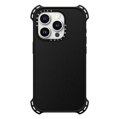 CASETiFY for iPhone 15 Pro Case - Bounce Compatible with MagSafe | Shockproof | 21.3 ft. 6x Military Grade Drop Protection | Matte Black - color: Matte Black, size: Iphone 15 Pro (6.1")