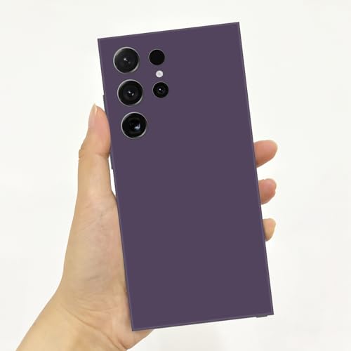 2 Pack Skin Wraps Compatible with Samsung Galaxy S24 Ultra (Dark Purple) - color: Dark Purple