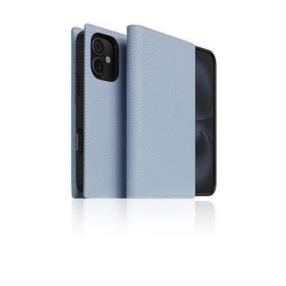 SLG D8 Full Grain Leather Wallet Case for iPhone 16 - [2-in-1] Handcrafted Detachable Diary Style with Magnetic MagSafe Back Cover, Gift Box Included (Powder Blue) - color: [D8 Full Grain] Powder Blue, size: iPhone 16