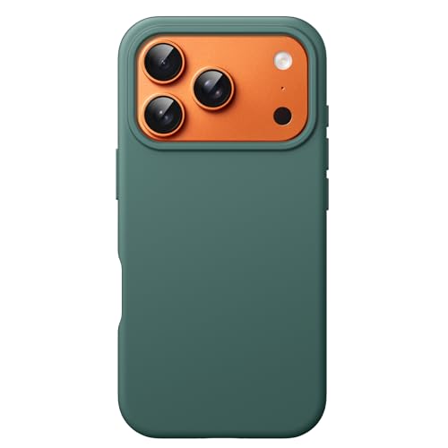 JETech Silicone Case for iPhone 17 Pro, Midnight Green - color: Midnight Green, size: iPhone 17 Pro