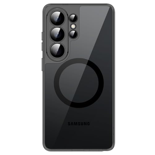 JETech Magnetic Case for Galaxy S26 Ultra, Compatible with MagSafe, Black | Full Camera Lens Protection, Shockproof Protective Phone Cover, Scratch Resistant Clear Back - color: Black, size: Galaxy S26 Ultra