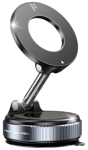 for MagSafe Car Mount, Vacuum Magnetic Car Phone Holder Stand for Your Car - color: Black 2