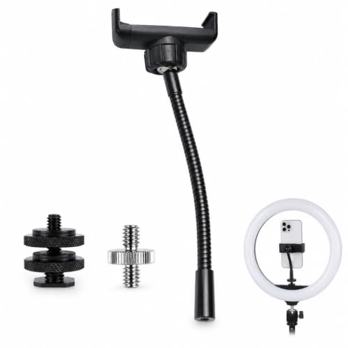 Ring Light Phone Holder with 1/4 Hot Shoe