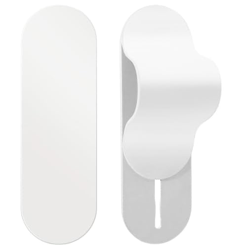 MULTI BAND Original Phone Grip, Secure Hand Strap Holder, Slim Fashionable Finger Loop Selfie Grip, Phone Stand Compatible with Most Smartphones - color: Matte White