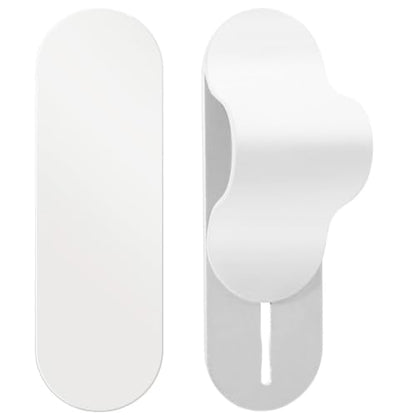 MULTI BAND Original Phone Grip, Secure Hand Strap Holder, Slim Fashionable Finger Loop Selfie Grip, Phone Stand Compatible with Most Smartphones - color: Matte White