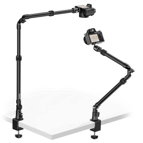 ULANZI ZJ02 Camera Desk Mount Stand Overhead Magic Articulating Arm