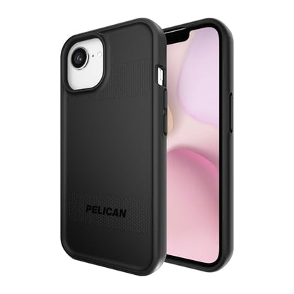 Pelican Protector iPhone 16e/15/14/13 Case -Rugged MagSafe Phone Case-Black | Magnetic Phone Case w/16ft Military-Grade Drop Protection - Anti-Scratch, Heavy Duty Phone Cover for iPhone 16e/15/14/13 - color: Black - P, style: Protector