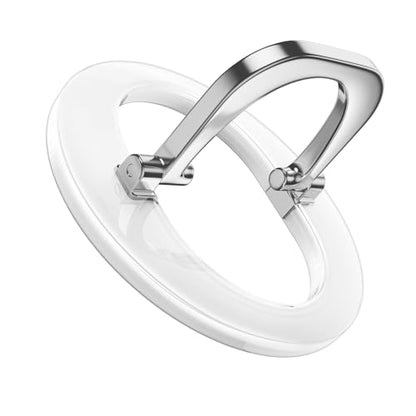 SUPERONE MagSafe Phone Grip, Magnetic Phone Ring Holder & Adjustable Stand - color: White