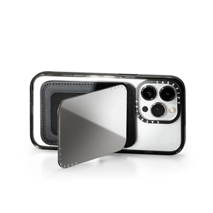 CASETiFY Snappy Card Holder Stand Compatible with Magsafe - Silver Mirror - color: Silver Mirror