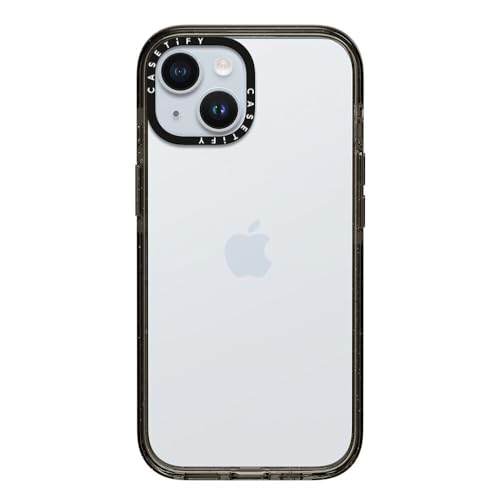 CASETiFY for iPhone 15 Case - Impact Clear Black | Slim Fit | 8.2 ft. 4x Military Grade Drop Protection | Black - color: Clear Black, size: Iphone 15 (6.1")