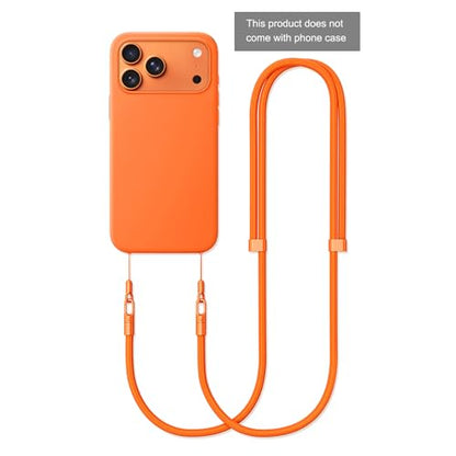 Thickened Crossbody Strap, Shoulder Neck Camera Phone Strap, Orange - color: Orange