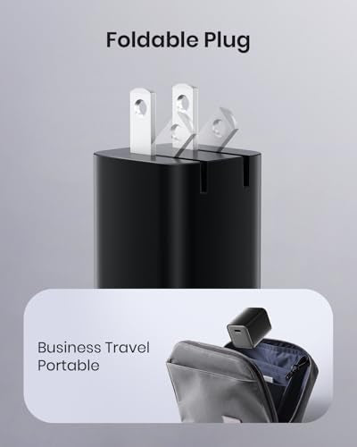 wegear 30W GaN USB C Wall Charger, Compact Charger Block with PD3.0 - color: Black, size: 2 Pack+Cables
