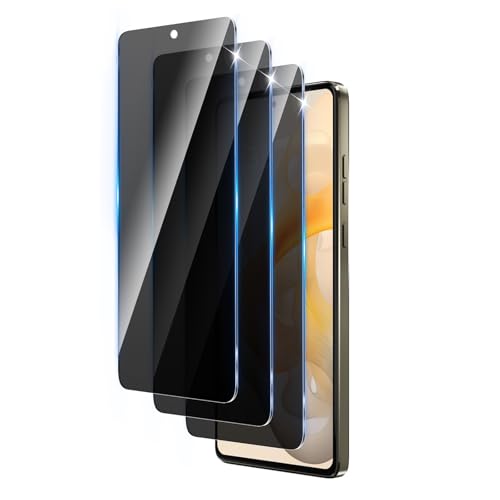 3 Pack Privacy Screen Protector Designed for Motorola Moto G Stylus 5G 2024,Full Coverage Anti-Spy Tempered Glass Film,9H Hardness,Anti-Fingerprint,Bubble Free,Easy to Install - size: Moto G Stylus 5G 2024 FK3