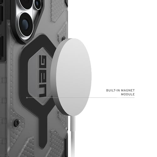 URBAN ARMOR GEAR UAG for Samsung Galaxy S26 Ultra Case 6.9" Pathfinder Clear - Magnetic Charging Compatible Transparent Rugged Military Drop Tested Protective Cover, Ash/Black - color: Pathfinder Clear - Ash/Black