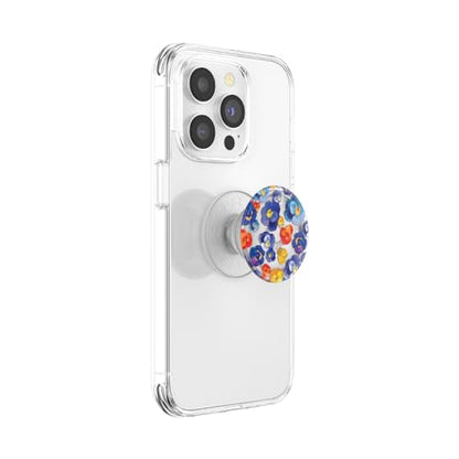 PopSockets Adhesive Phone Grip, Holder- Pansy Raid - color: Pansy Raid, style: Adhesive