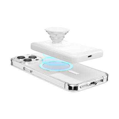 PopSockets PowerPack Phone Charger with MagSafe- White - color: White