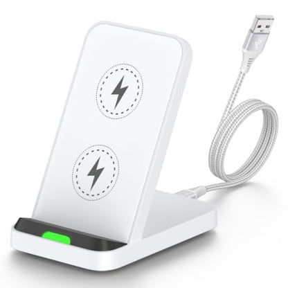 for Google Pixel 11 10 9 8 7 6 Pro XL 10a, Wireless Charger Phone Stand - color: Bright White, style: wireless charger