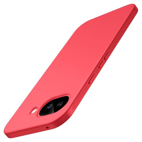 JETech Slim Case for Google Pixel 10a, Anti-Slip, Berry | Soft TPU Design, Matte Finish, Shockproof Protection - color: Berry