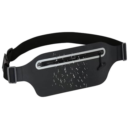 Large Waterproof Fanny Pack for Swimming Small Dry Bag Kayaking Boating Floating Snorkeling Beach Travel, Water Proof Pouch Running Belt for Phone iPhone Women Men Kids Girls Black Waist Bag - style: 01-100% Waterproof