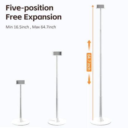 OATSBASF Heavy-Duty iPad Stand Floor 65" Height-Adjustable Tablet Holder