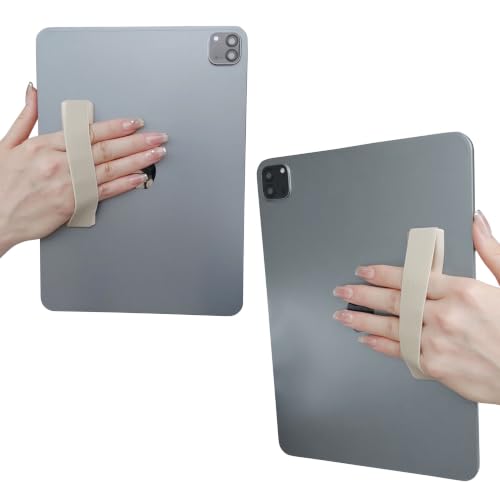 Hand Holder Strap for iPad, Tablet & Large Phone, Handle Grip（Gold） - size: 1 Pack-Gold