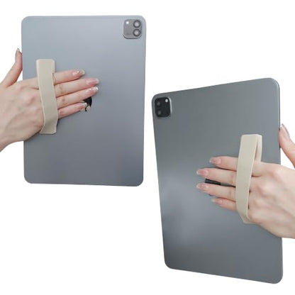 Hand Holder Strap for iPad, Tablet & Large Phone, Handle Grip（Gold） - size: 1 Pack-Gold