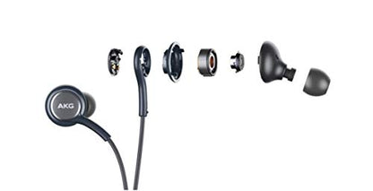 OEM Stereo Headphones w/Microphone for Samsung Galaxy S8 S9 S8 Plus S9 Plus Note 8 - Designed by AKG - 100% Original