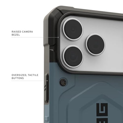 URBAN ARMOR GEAR UAG Designed for iPhone 17 Pro Max Case Pathfinder - Compatible with MagSafe Military Grade Protective Cover, Cloud Blue - color: Pathfinder - Cloud Blue