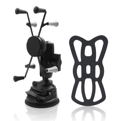 Strg Car Phone Mount with Twist-Lock Suction Cup Base for Car Windshields - size: Suction Cup Base