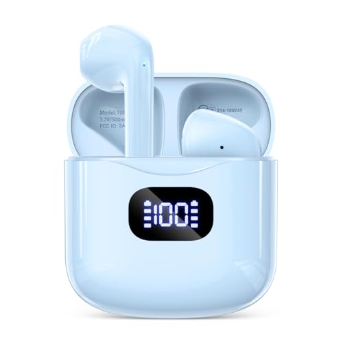 KTGEE Wireless Earbuds Bluetooth 5.3 Ear Buds Headphones, 40Hrs Playback - color: Z-Blue
