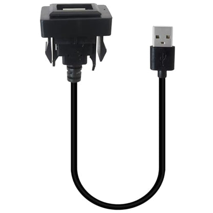 Male to Female USB Power Socket Adapter, USB Port Car Charger Suited for Toyota Corolla EX 2011–2019